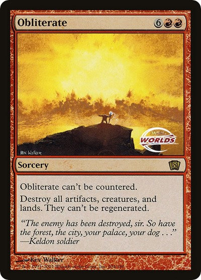 Obliterate (World Championship 2003)