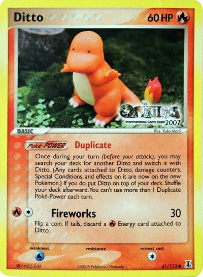 Ditto - 61/113 (Origins International Game Expo 2007)