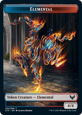 Elemental (2) // Spirit Double-Sided Token