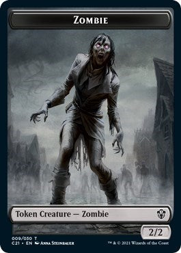 Zombie // Horror Double-Sided Token