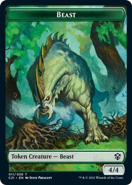 Beast (011) // Insect Double-Sided Token