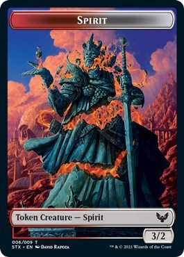 Spirit (6) // Treasure (7) Double-sided Token