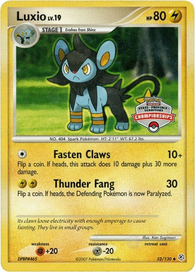 Luxio - 52/130 (State Championship Promo)