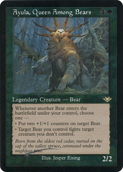 Ayula, Queen Among Bears (Retro Frame) (Foil Etched)