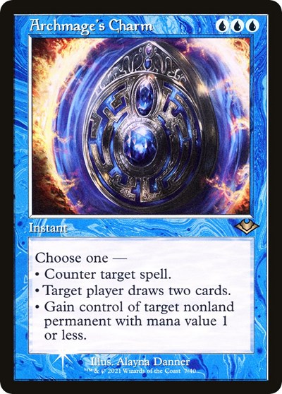 Archmage's Charm (Retro Frame)