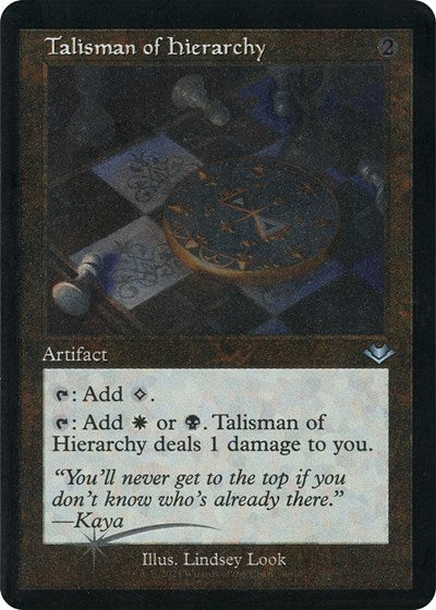 Talisman of Hierarchy (Retro Frame) (Foil Etched)