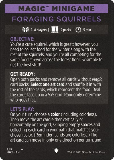 Magic Minigame: Foraging Squirrels