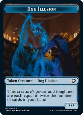Dog Illusion // Boo Double-Sided Token