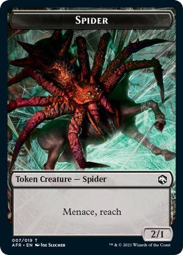 Spider // Emblem - Ellywick Tumblestrum Double-Sided Token