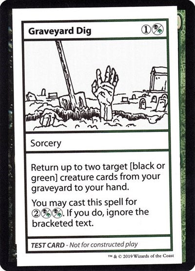 Graveyard Dig (No PW Symbol)