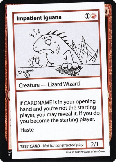 Impatient Iguana (No PW Symbol)
