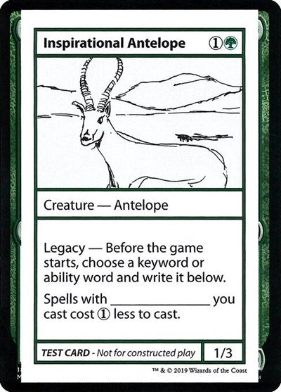 Inspirational Antelope (No PW Symbol)