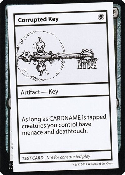 Corrupted Key (No PW Symbol)