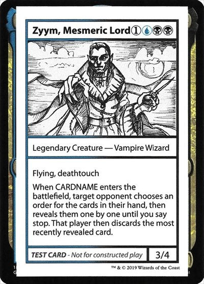 Zyym, Mesmeric Lord (No PW Symbol)
