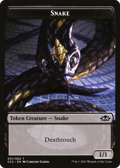 Snake // Zombie Double-Sided Token