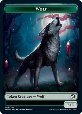 Wolf // Spirit Double-Sided Token