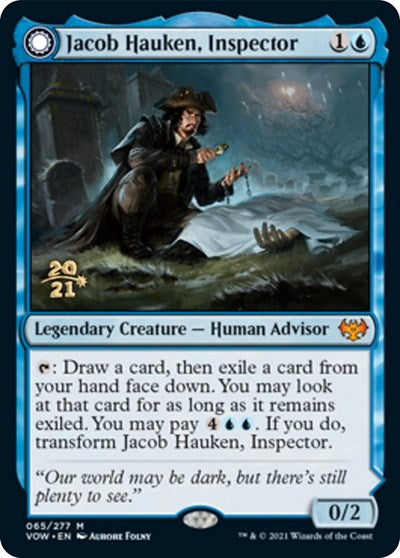 Jacob Hauken, Inspector