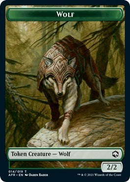 Wolf (014) // Clue (016) Double-Sided Token (Challenger 2022)