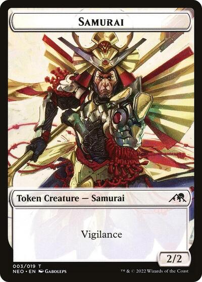 Samurai (003) // Construct (006) Double-sided Token