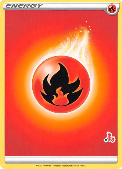 Fire Energy (#11 Cinderace Stamped)