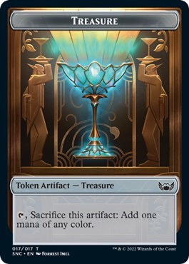 Treasure (017) // Rhino Warrior Double-Sided Token