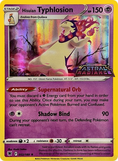 Hisuian Typhlosion - 052/189 (GameStop Exclusive)