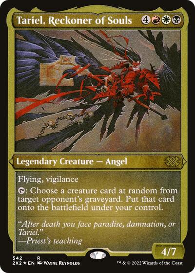 Tariel, Reckoner of Souls (Foil Etched)