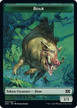 Boar // Vampire Double-Sided Token