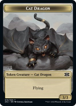 Cat Dragon // Spirit (002) Double-Sided Token