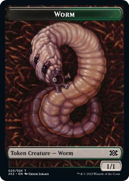 Worm // Soldier Double-Sided Token