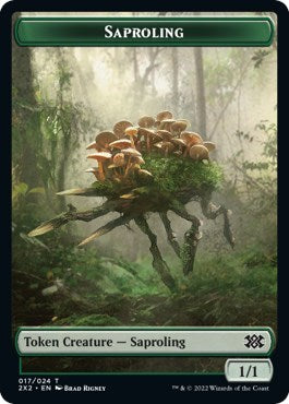 Saproling // Angel Double-Sided Token
