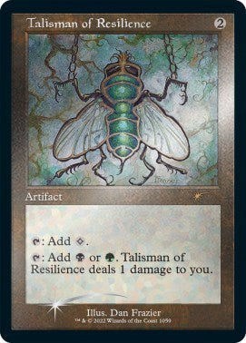 Talisman of Resilience (Retro Frame) (Foil Etched)
