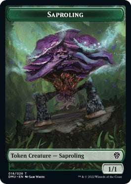 Saproling // Beast Double-Sided Token