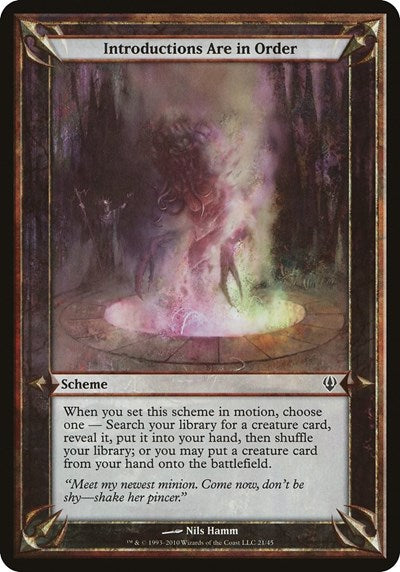 Introductions Are in Order (Archenemy)