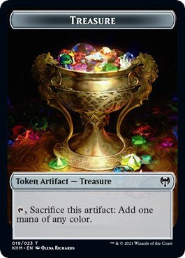 Treasure // Clue Double-Sided Token (Pioneer 2022)