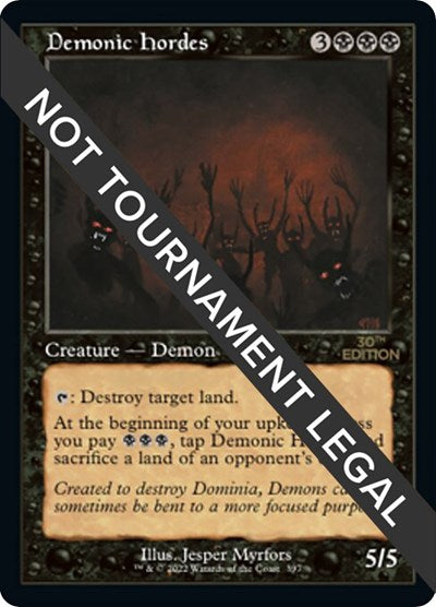 Demonic Hordes (Retro Frame)