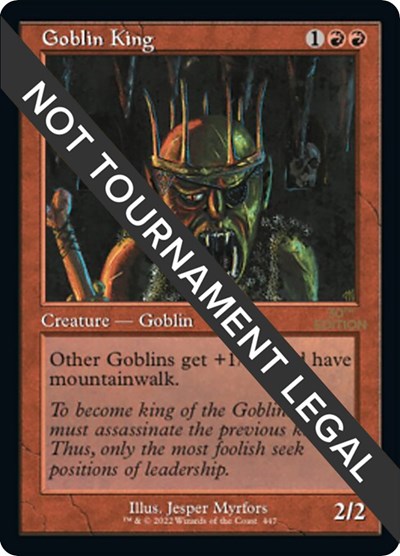 Goblin King (Retro Frame)