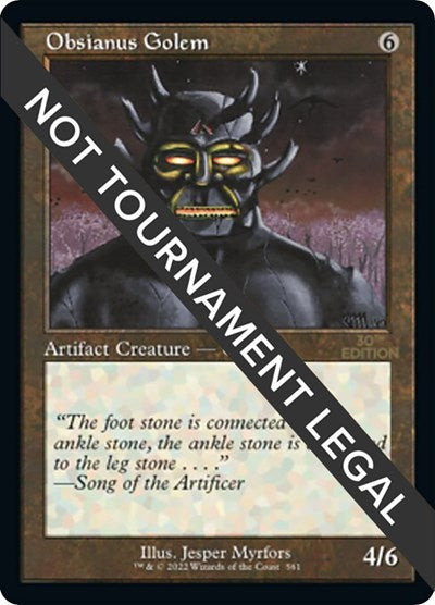Obsianus Golem (Retro Frame)