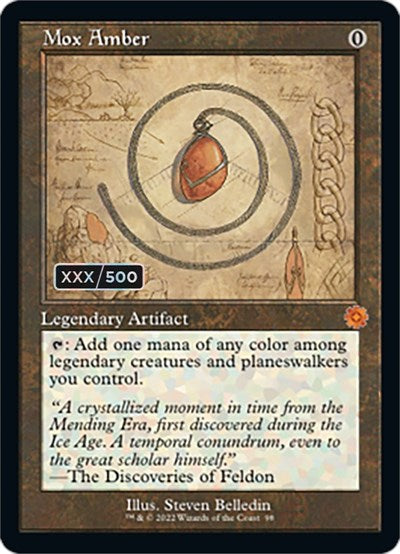 Mox Amber (Schematic) (Serial Numbered)