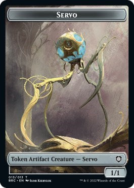 Servo // Phyrexian Horror Double-Sided Token