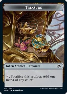 Treasure // Emblem - Daretti Double-sided Token (Secret Lair)