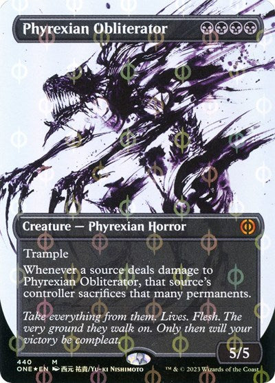 Phyrexian Obliterator (Showcase) (Step-and-Compleat Foil)
