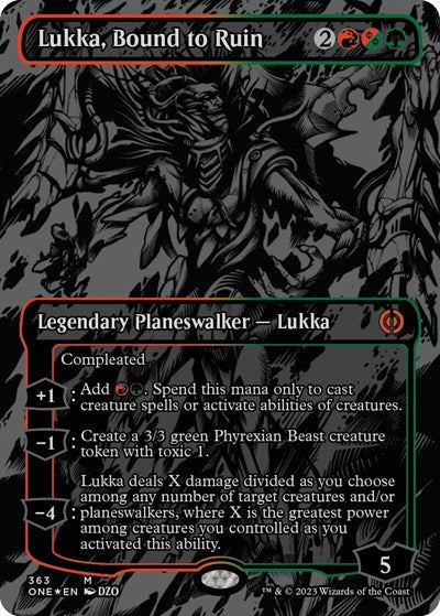 Lukka, Bound to Ruin (Oil Slick Raised Foil)