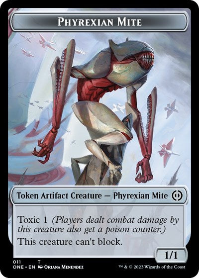 Phyrexian Mite // Phyrexian Insect Double-Sided Token