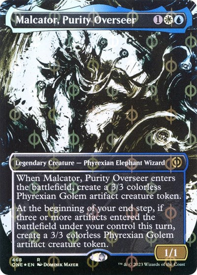 Malcator, Purity Overseer (Showcase) (Step-and-Compleat Foil)