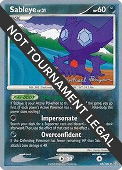 Sableye - 2010 (Mychael Bryan)