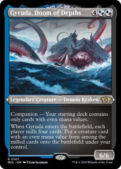 Gyruda, Doom of Depths (Foil Etched)