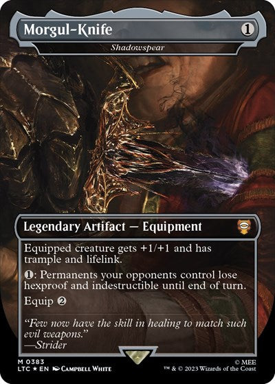 Morgul-Knife - Shadowspear (Surge Foil)