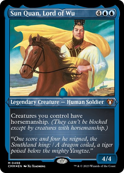 Sun Quan, Lord of Wu (Foil Etched)