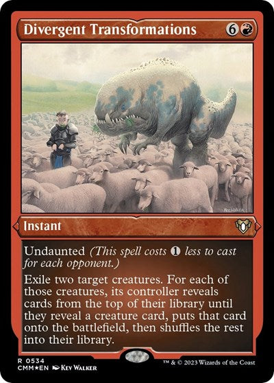 Divergent Transformations (Foil Etched)
